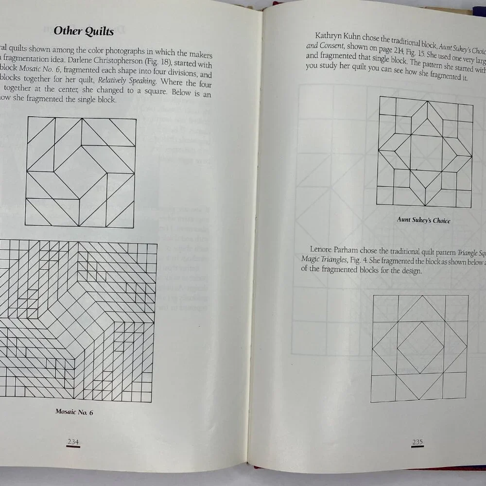 Vintage 1989 Patchwork Portfolio Jinny Beyer Quilt Book Signed Copy Hilton Head